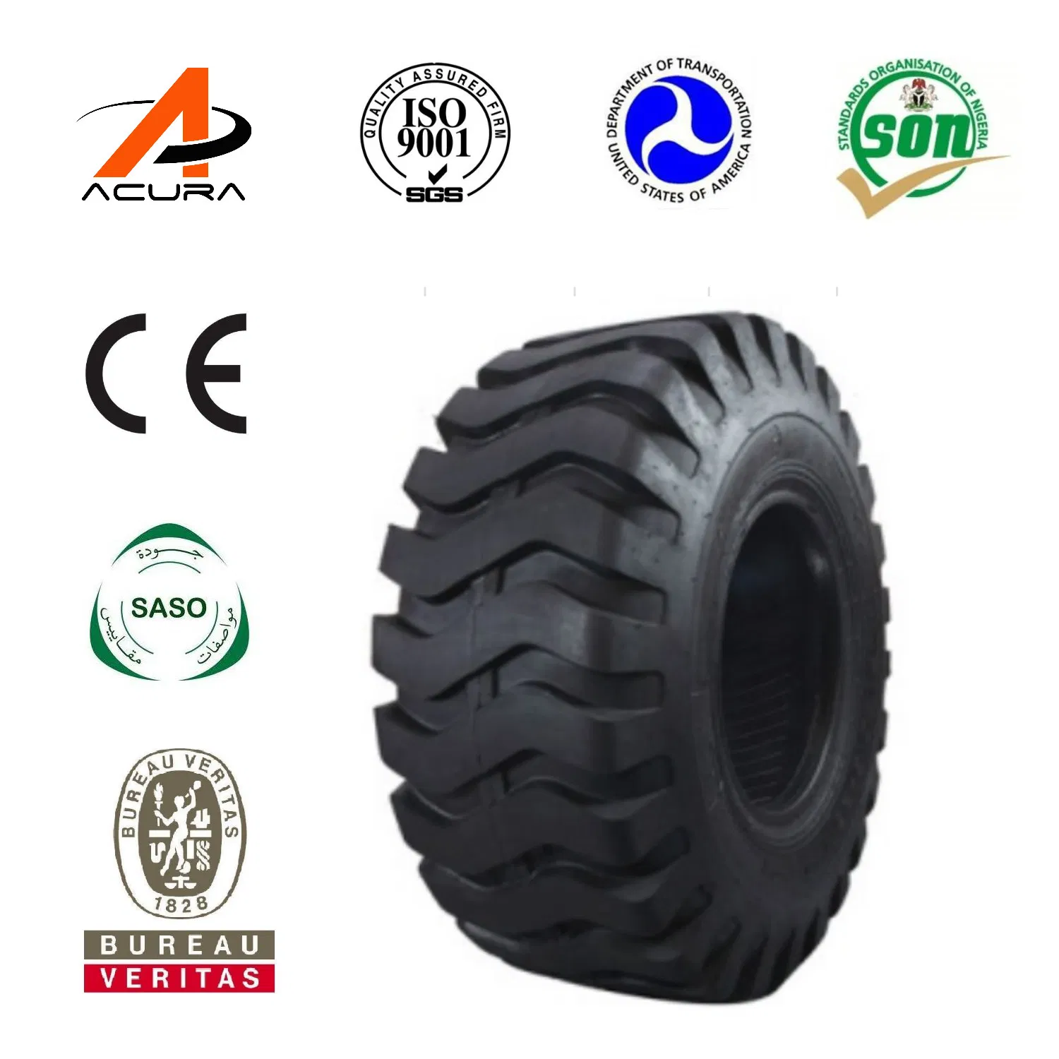 Double Coin Aeolus 24.00R35 E3 L3 Triangle Solid Rubber Industrial Tire