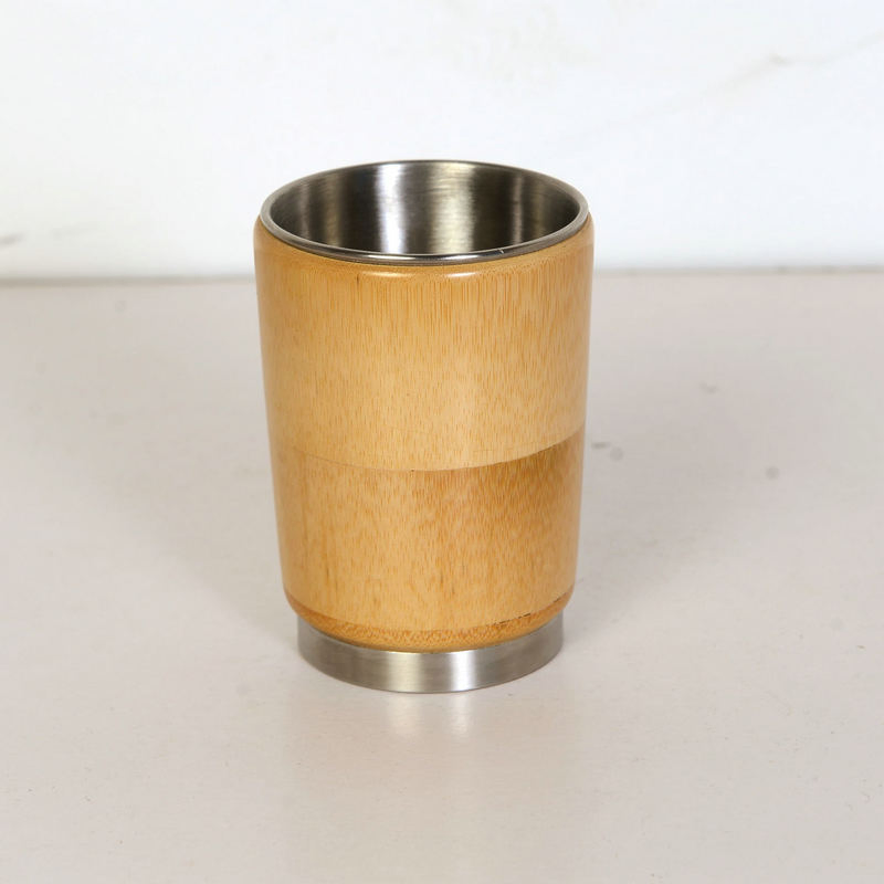 Customize Logo 304 Stainless Steel Bamb Oo Cups 500ml 16oz Travel Mugs Coffee Cup with Lid