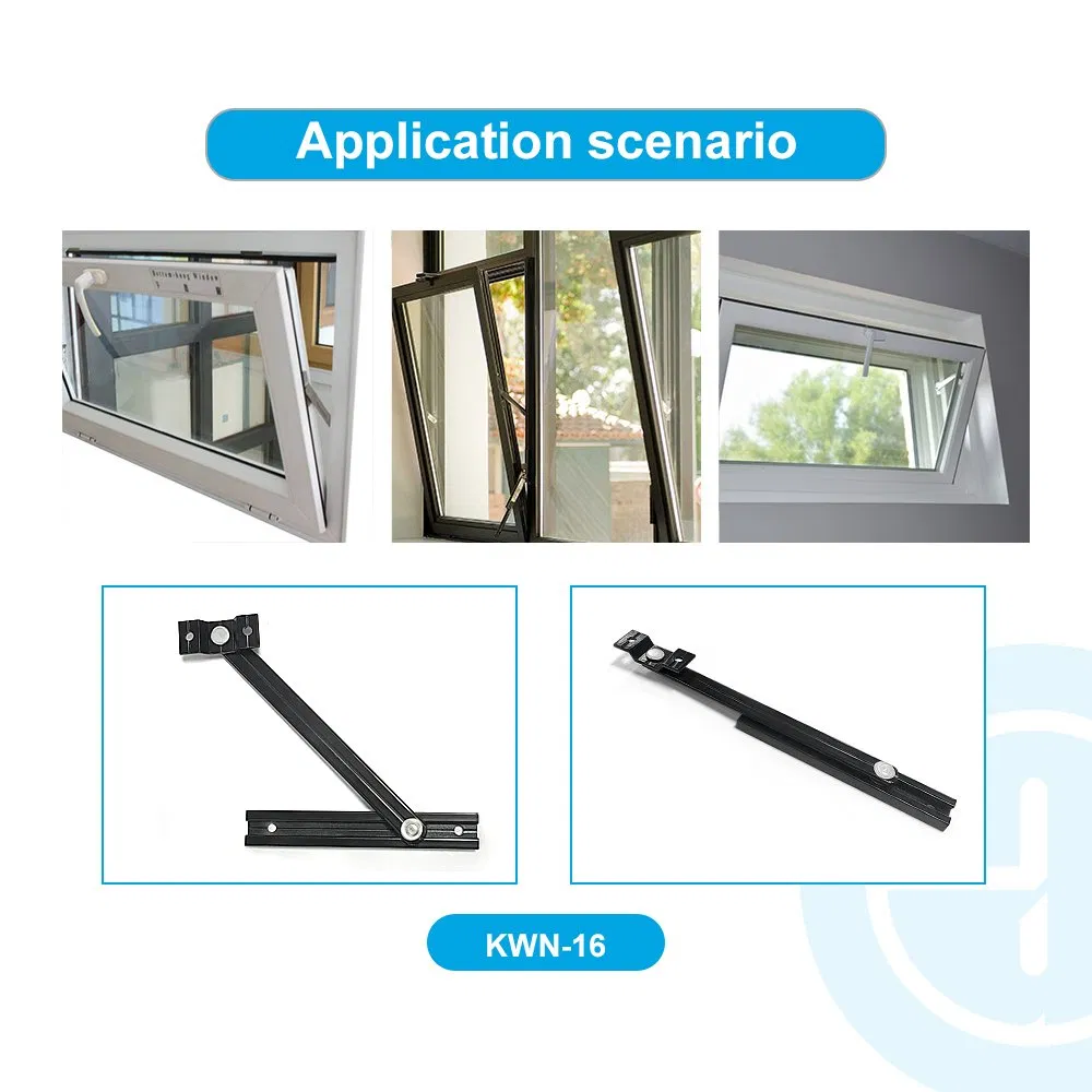 Simple 2-Pole 16-Inch Stainless Steel Window Stopper