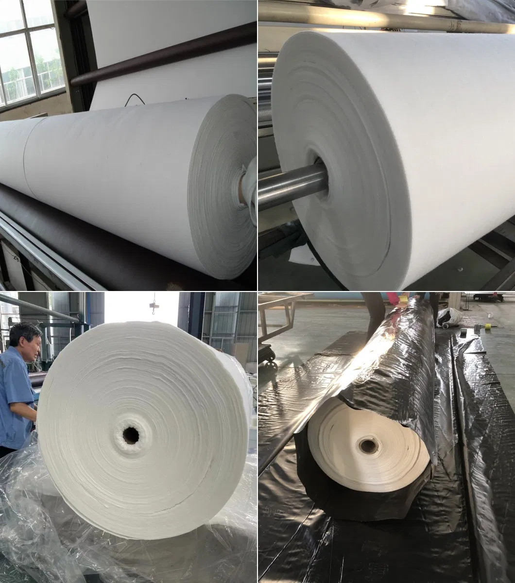 Construction Material/Nonwoven Fabric/Non Woven Fabric/Nonwoven Geotextile/Black Nonwoven Fabric