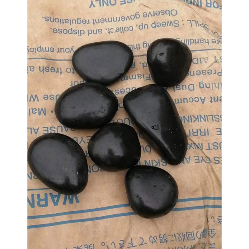 Decorative River Rock Multicolored Polished Stones Natural Polished/Honed Color Wholesale Black Pebbles Price
