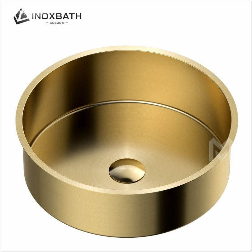 Reinforced Commercial Bathroom Sink with Concealed Drainage Pipe System