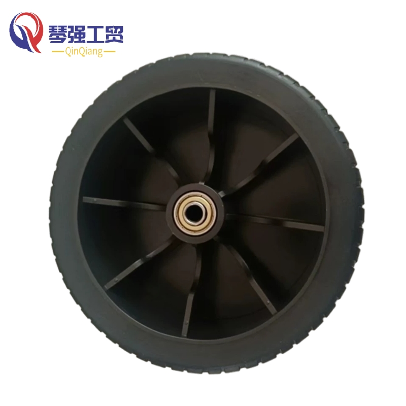 Light Weight 7X4 Inch Flat Free PU Foam Beach Wagon Folding Cart Wheel