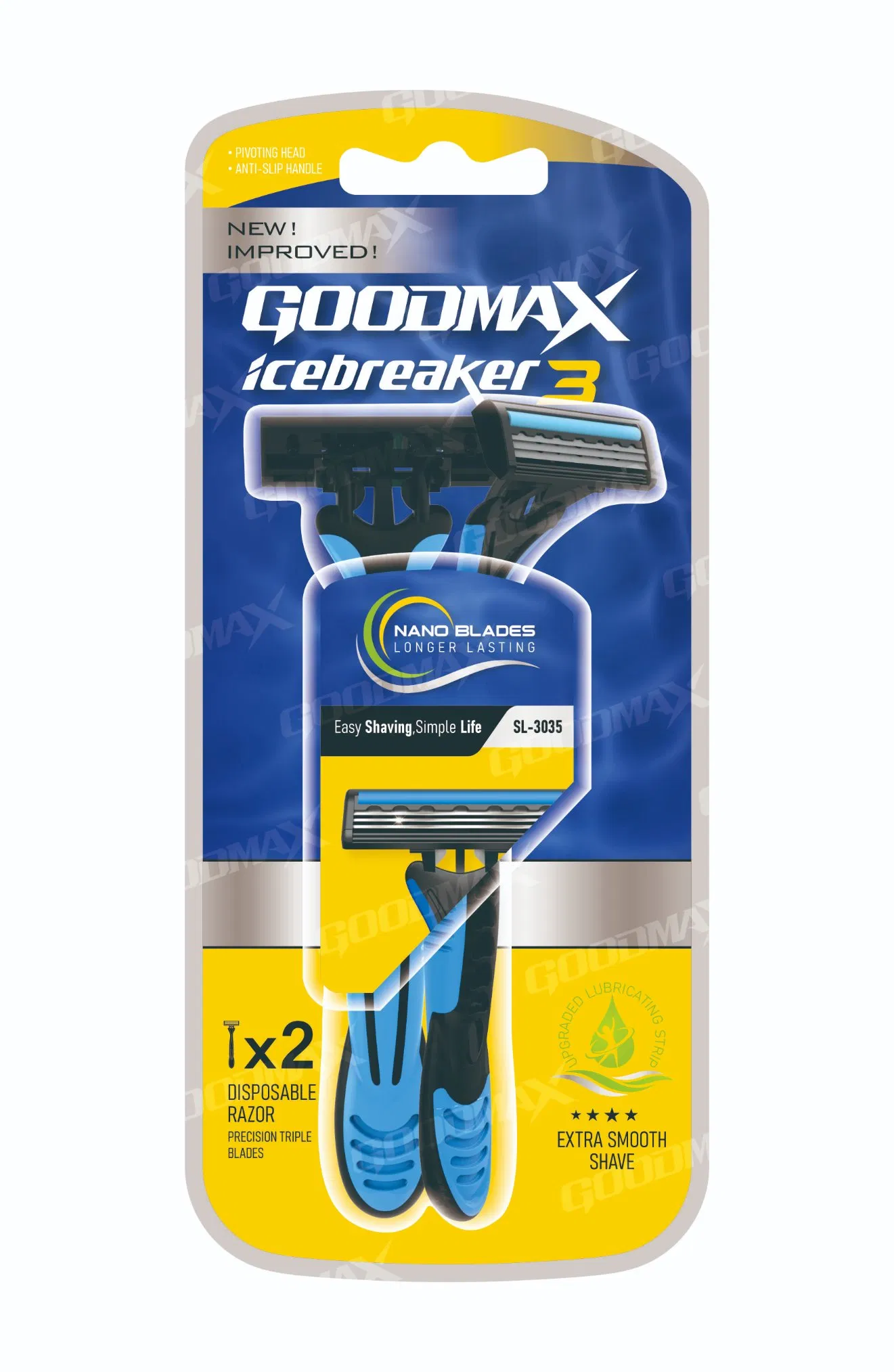 Twin Stainless Steel Disposable Shaving Razor