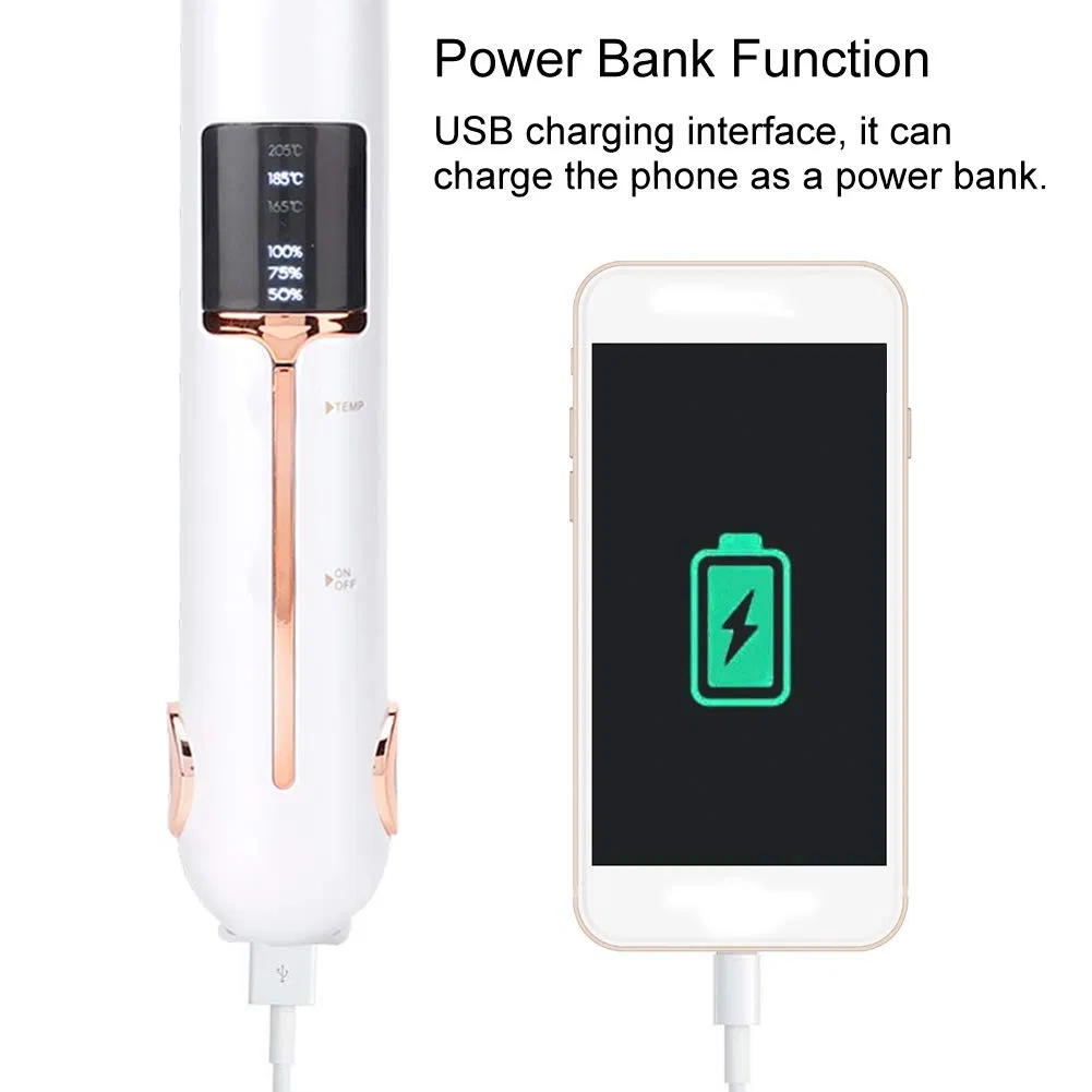 Rechargeable Cordless Hair Straightener Flat Iron