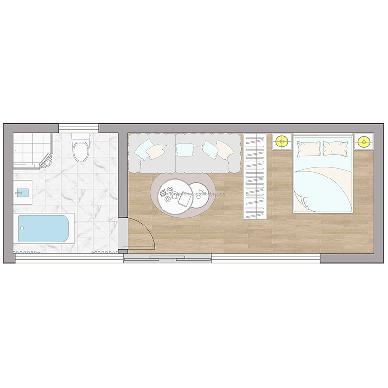 Factory Custom Movable Mobile Economic Sound Proof Booth Cheap Manufactured Homes