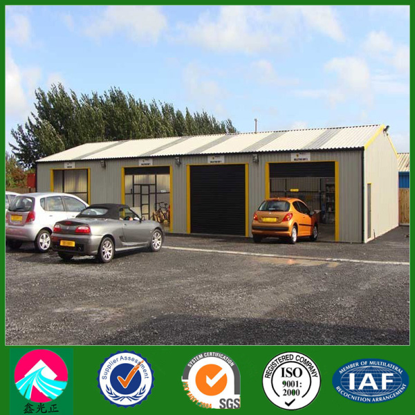 Prefabricated Light Steel Structure Car Garage Warehouse (XGZ-SSWH011)