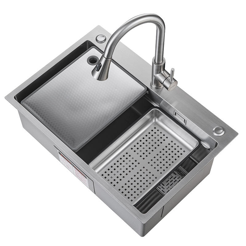 Rectangular Single Basin Nano Treated Stainless Steel Kitchen Sink