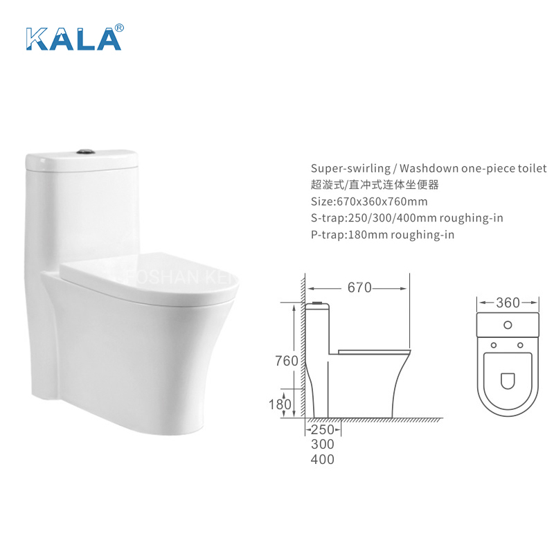 Foshan High Quality Sanitary Ware Bathroom Porcelain Washdown Toilets