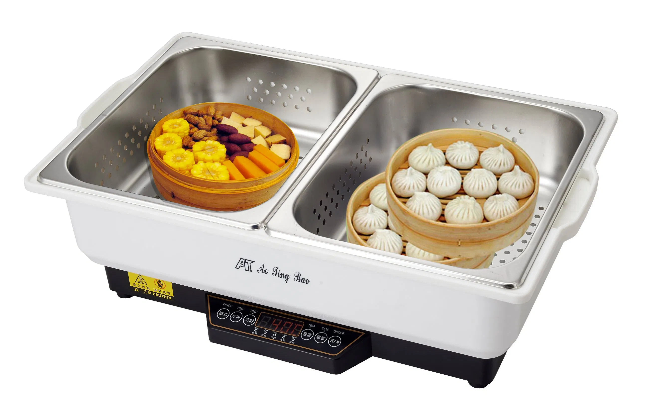 Stainless Steel Chafing Dish Hotel Food Warmer Steamer Home Use Restaurant Party Buffet Stove