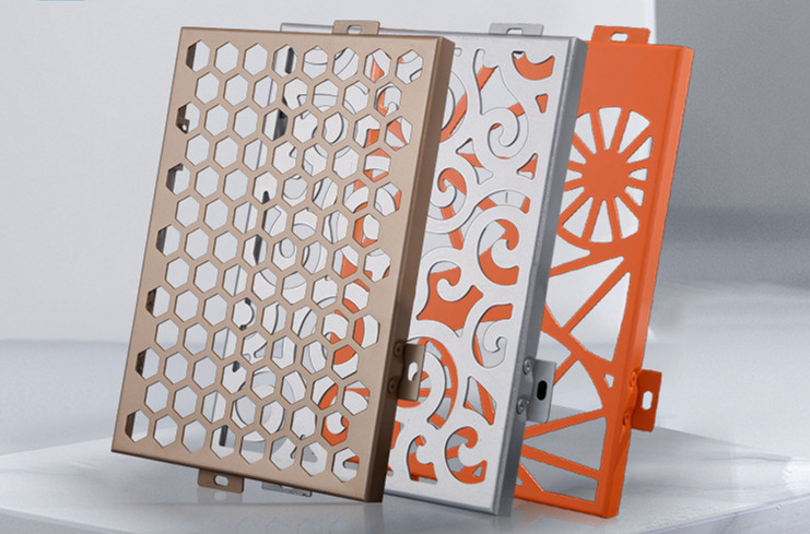CNC Aluminum Perforated Facade Decorative for Curtain Wall Panel