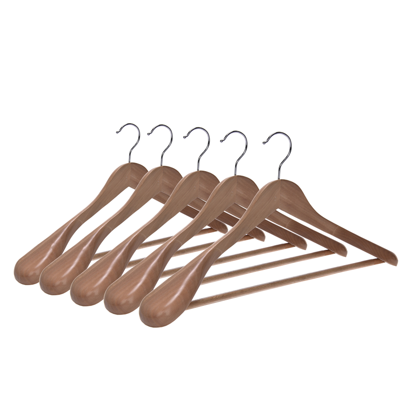 Wholesale Coat Hanger Wooden Garment Hangers Wood Clothes Hanger for Cloth