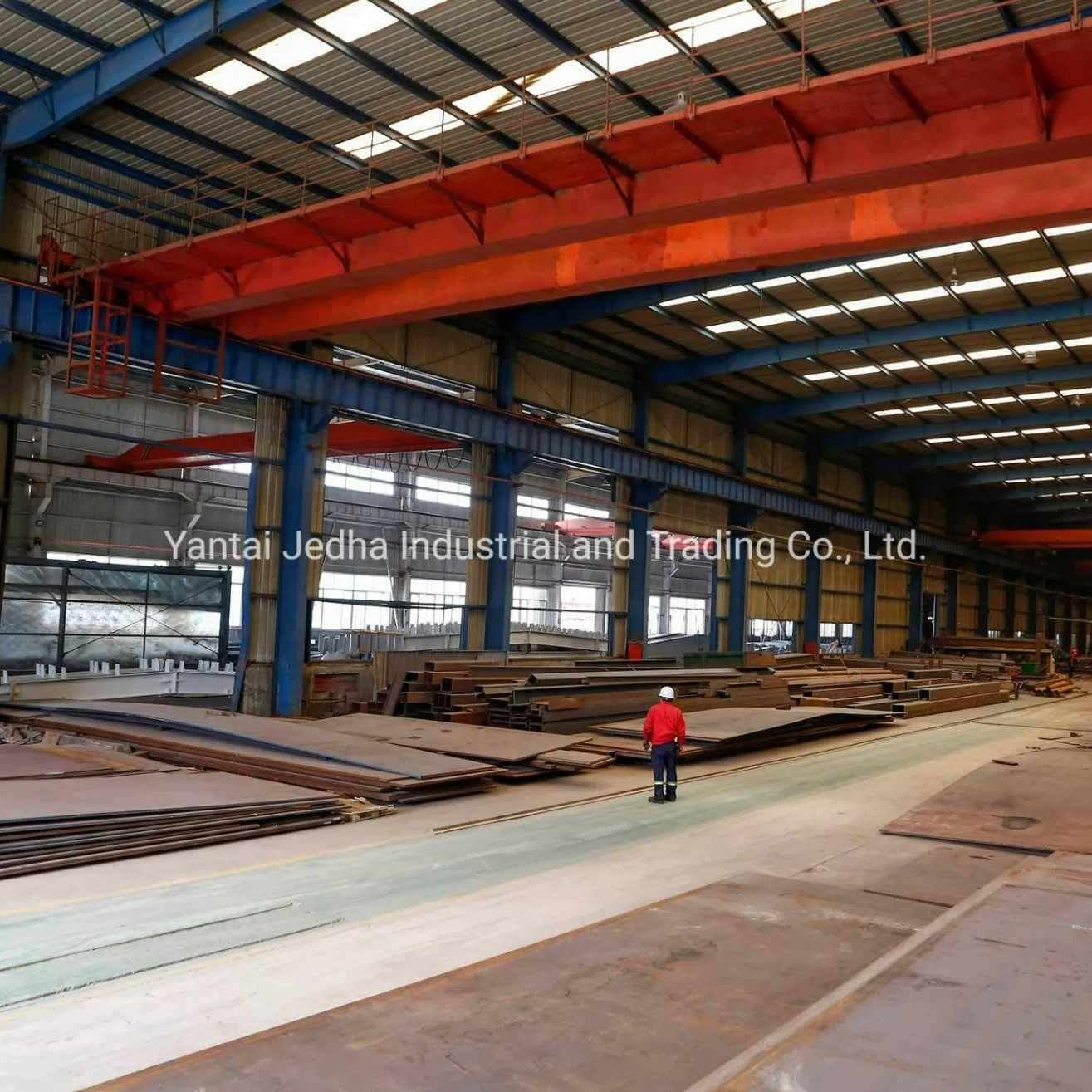 Heavy Steel Frame Steel Structure Warehouse Column and Beam