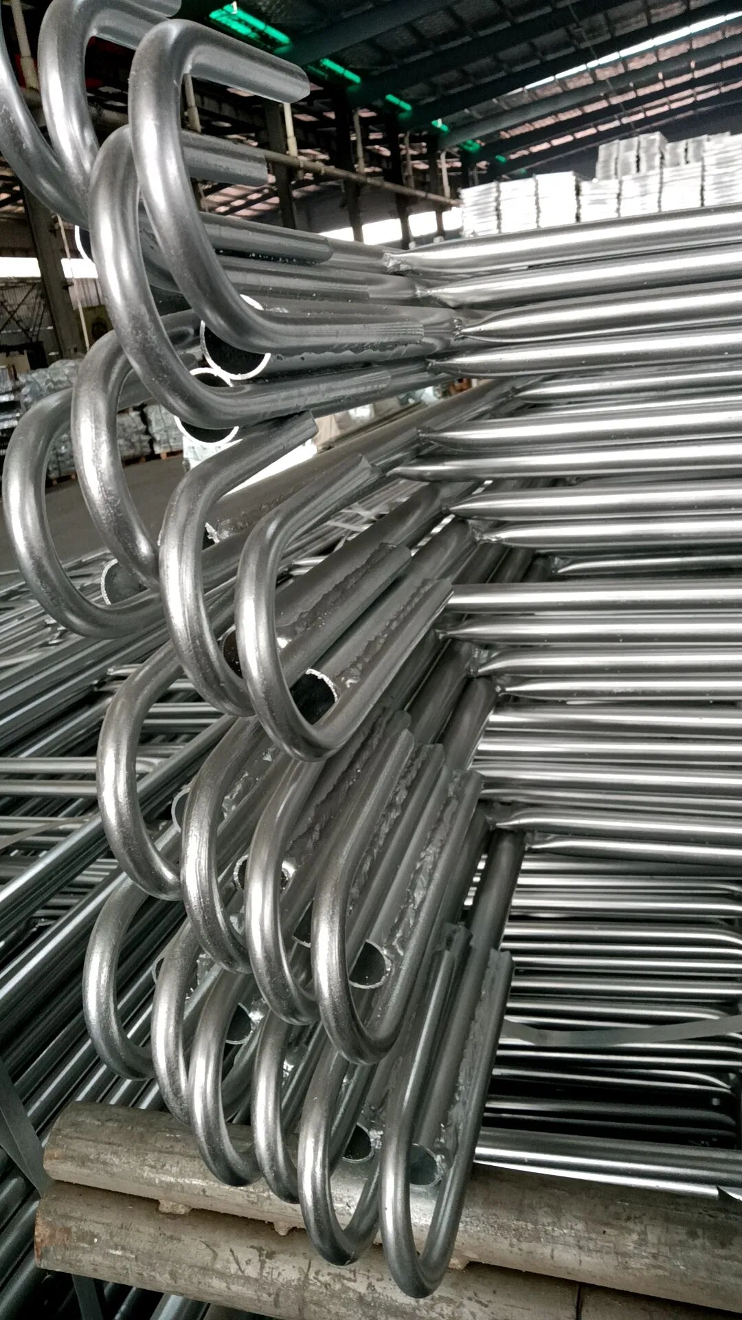 Construction Scaffolding Scaffold Galvanized Steel Climb Monkey Ladder with Hooks Climbing Stair Case