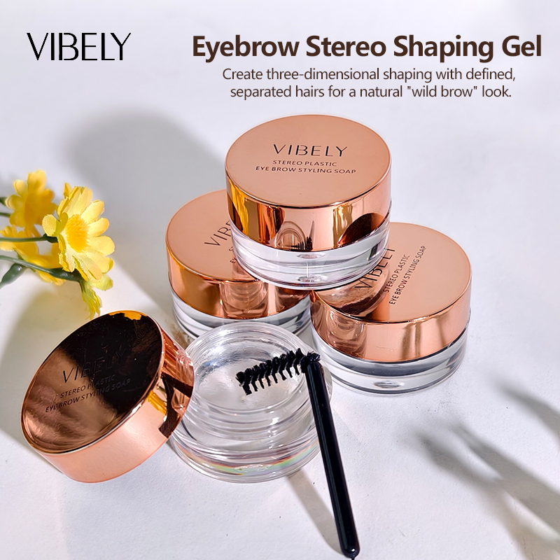 Natural Eyebrow Enhancer Gel Waterproof Vegan Transparent Styling Eyebrow Wax