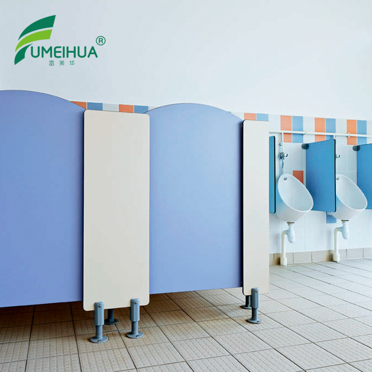 Colorful Toilet Partition for Kindergarten HPL Compact Laminate