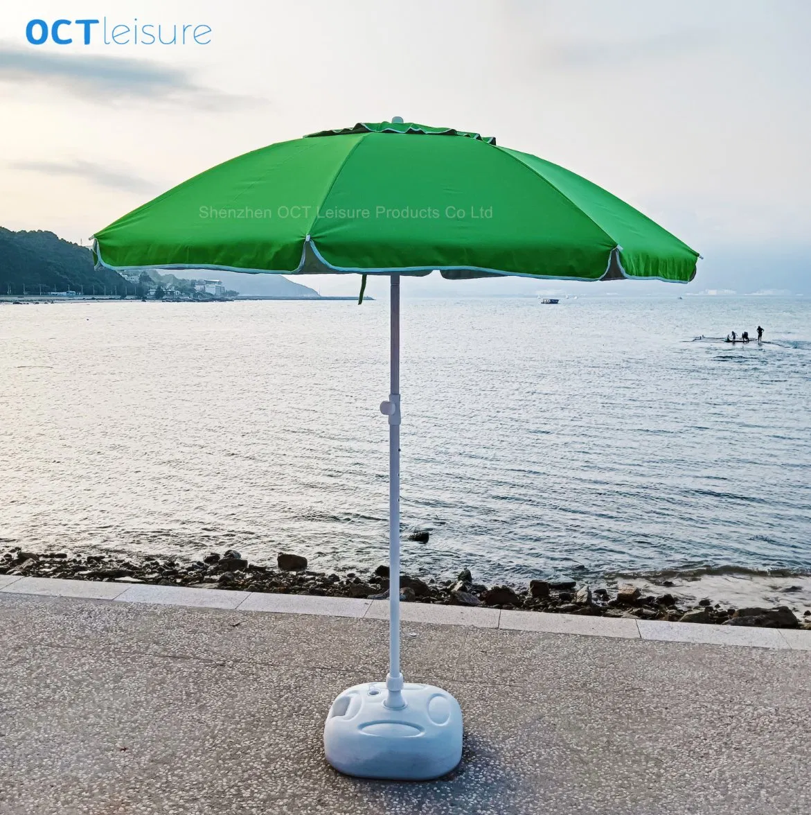 Premium Beach Umbrellal Beach Sun Parasol with UV Protection and in Different Colors (OCT-BU19015)