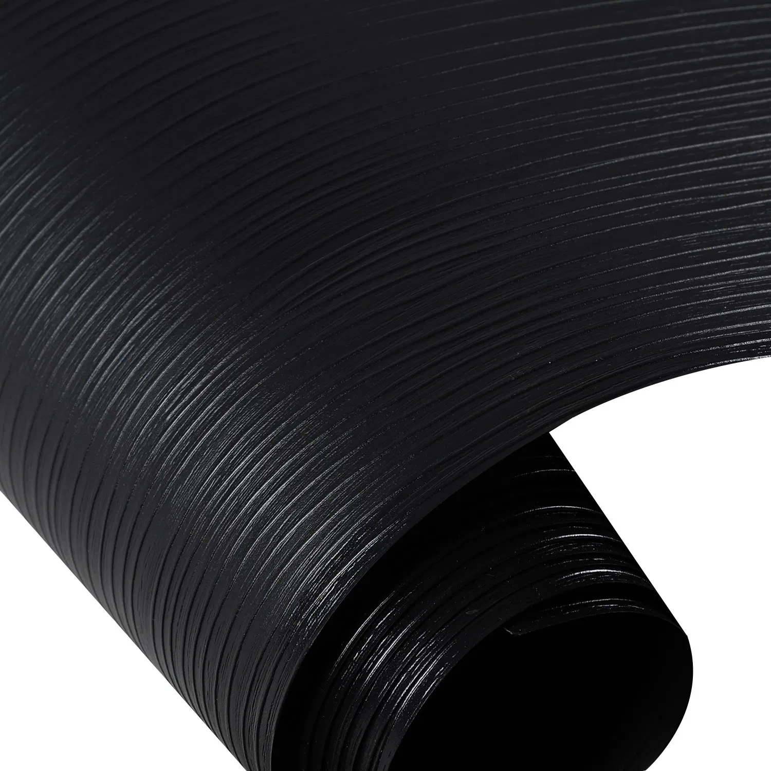 Factory Supply Wood Texture Embossed PVC Vinyl Film PVC Decorative Laminate Vacuum Press Wrapping PVC Film for Furniture Interior Door Wall PVC Film Rolls