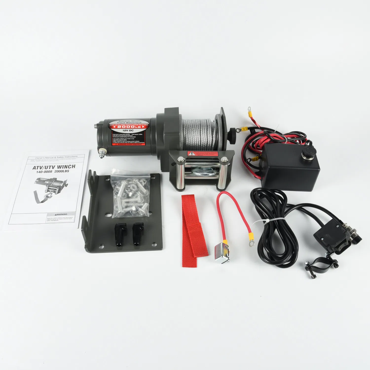 Chima ATV Winch 3500lb Waterproof 12V with Wireless Remote