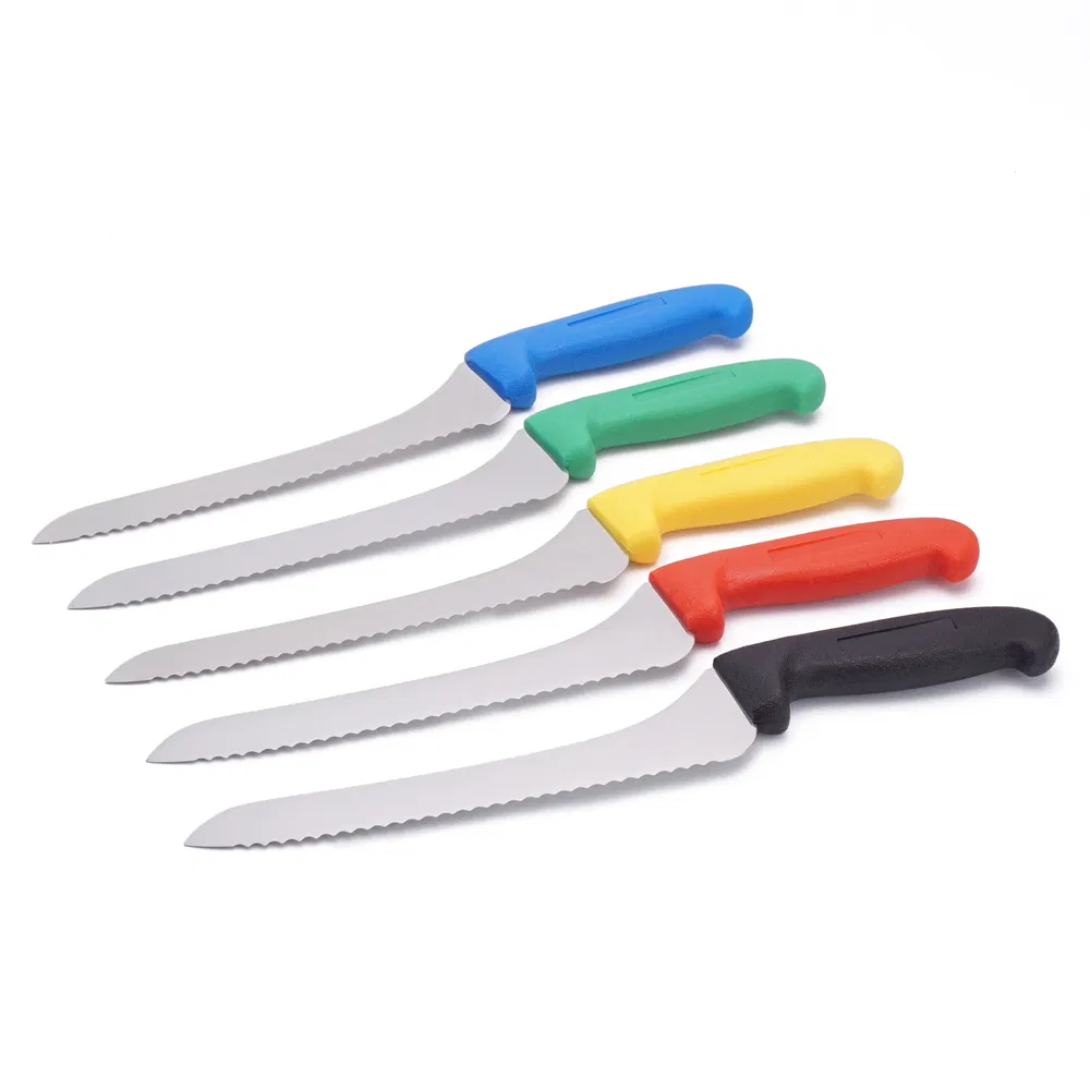 Color Code Serrated Offset Sandwich Bread Slicer Knife
