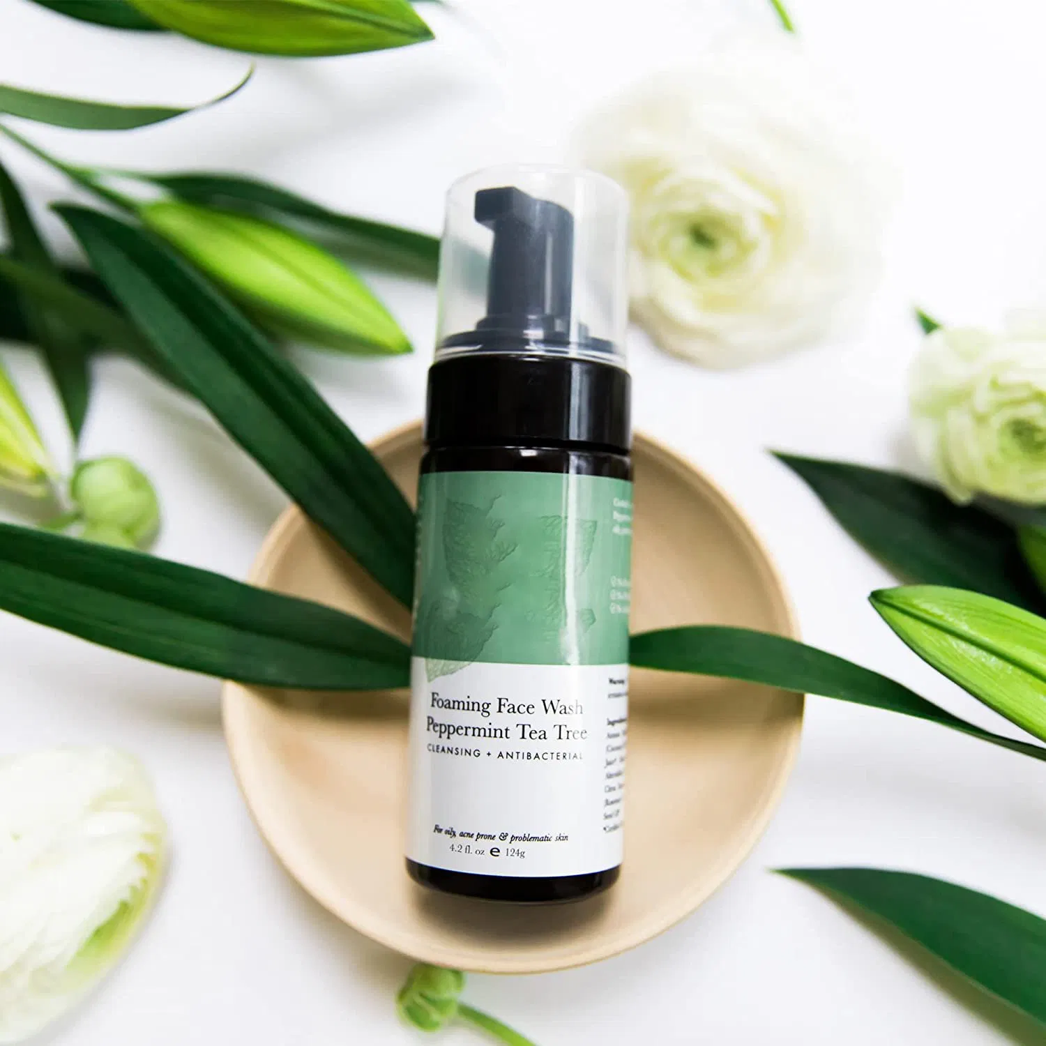 Wholesale Price Deep Cleansing Face Wash Anti Acne Brightening Whitening Private Label Moisturizing Cleanser Facial Tea Tree Vitamin C Cleanser