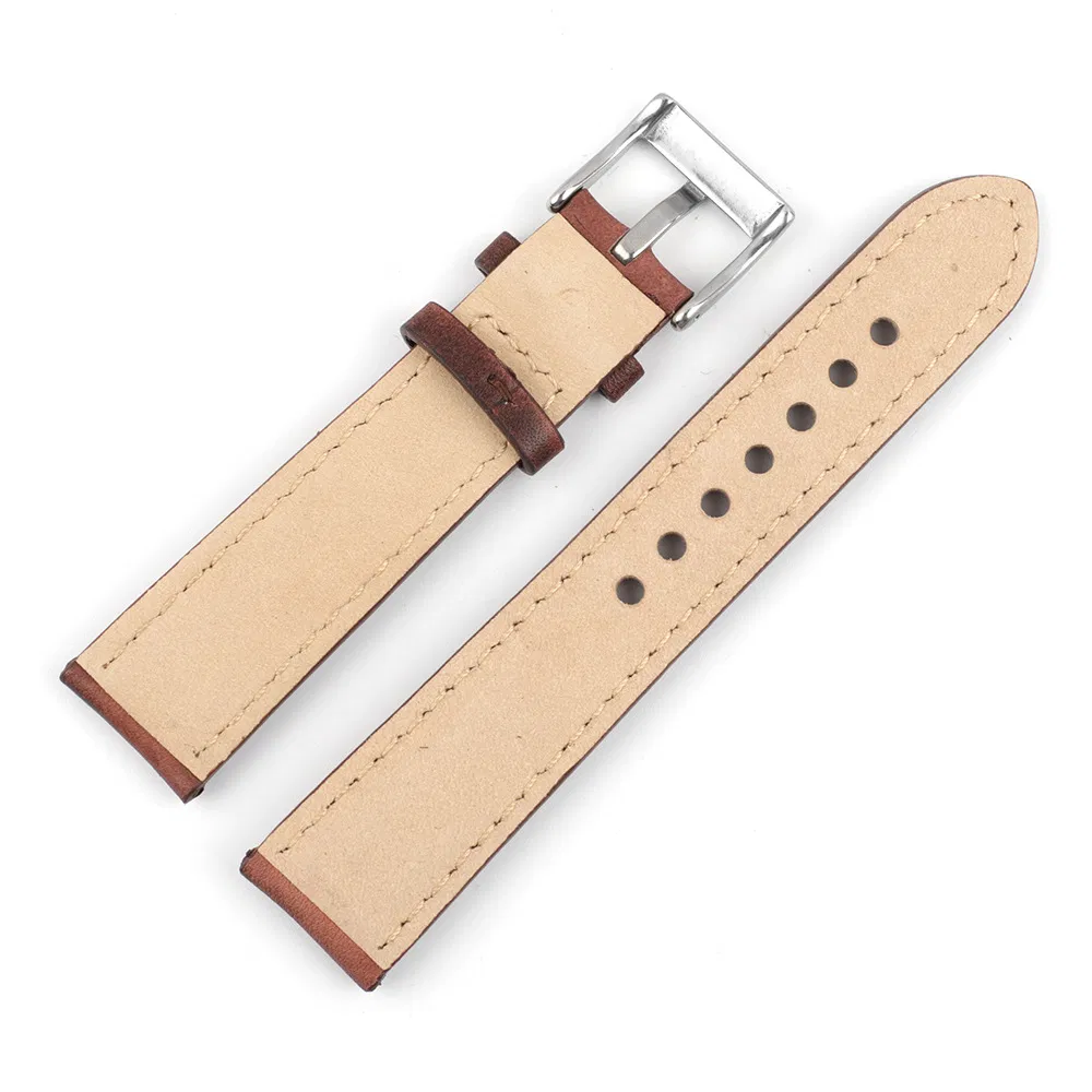 Factory Price 22mm Retro Style Leather iWatch Strap Leather Watch Bands Leather Watch Straps