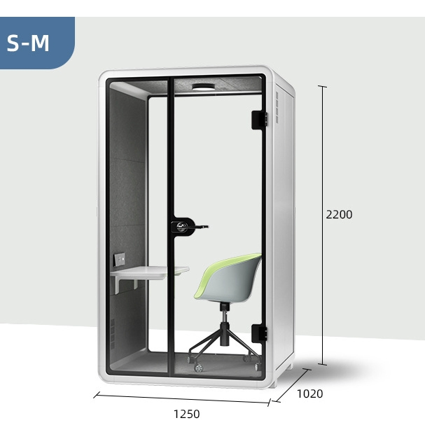 Acoustic Silence Booth Soundproof Office Pod for Home