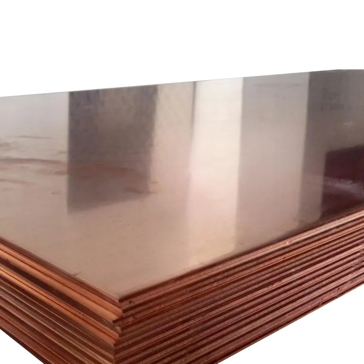 Hot Selling C10200 Mirror Surface Conductive High Purity Copper Sheet for House Roofs