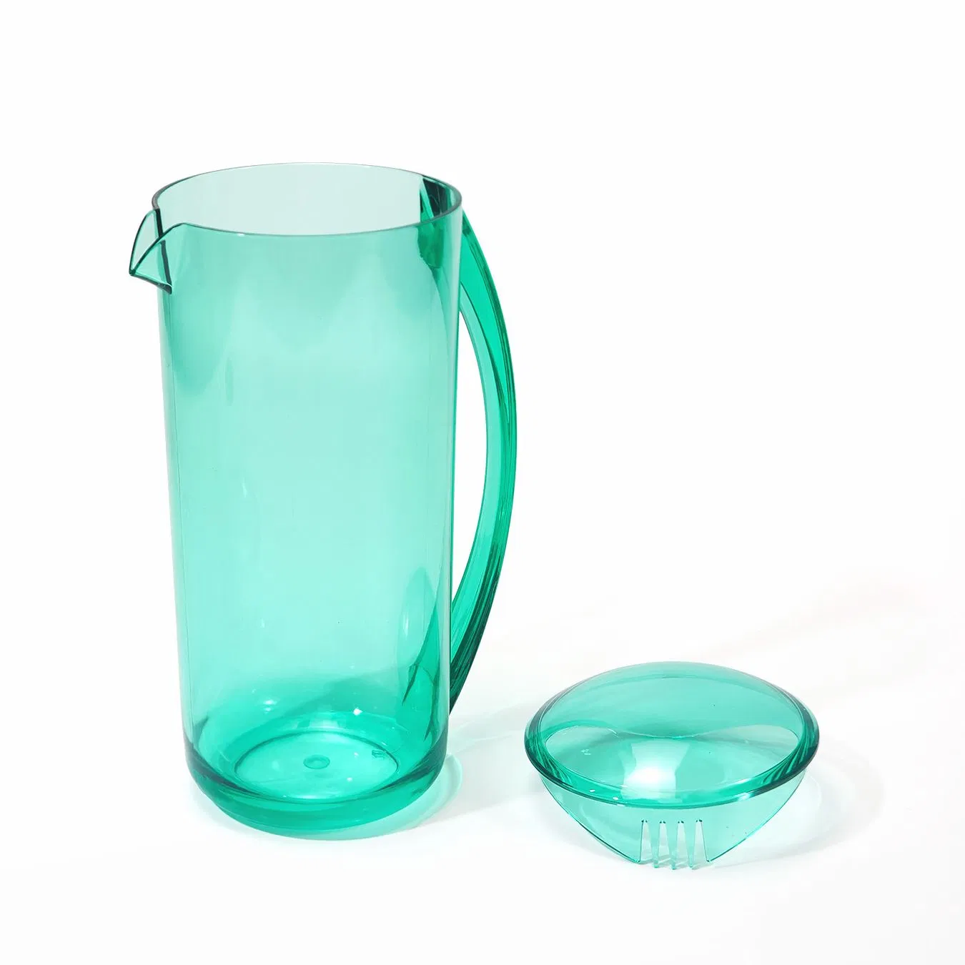 2L Durable Plastic Bottle Container Custom Tinted Clear Water Kettle Jug
