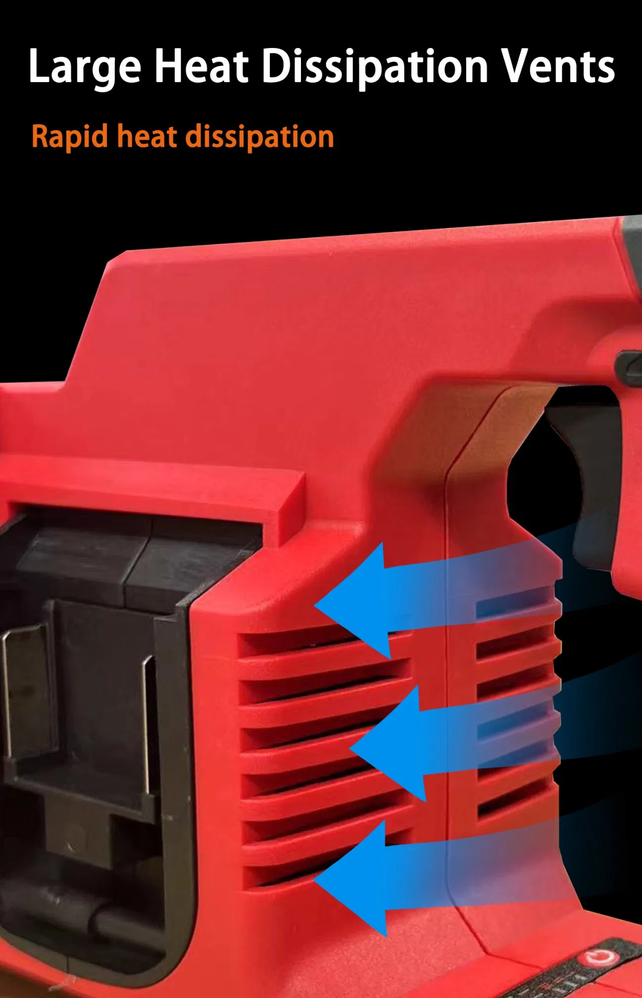 Беспроводной гайковерт Wosai 3100 Нм, 20В, бесщеточный