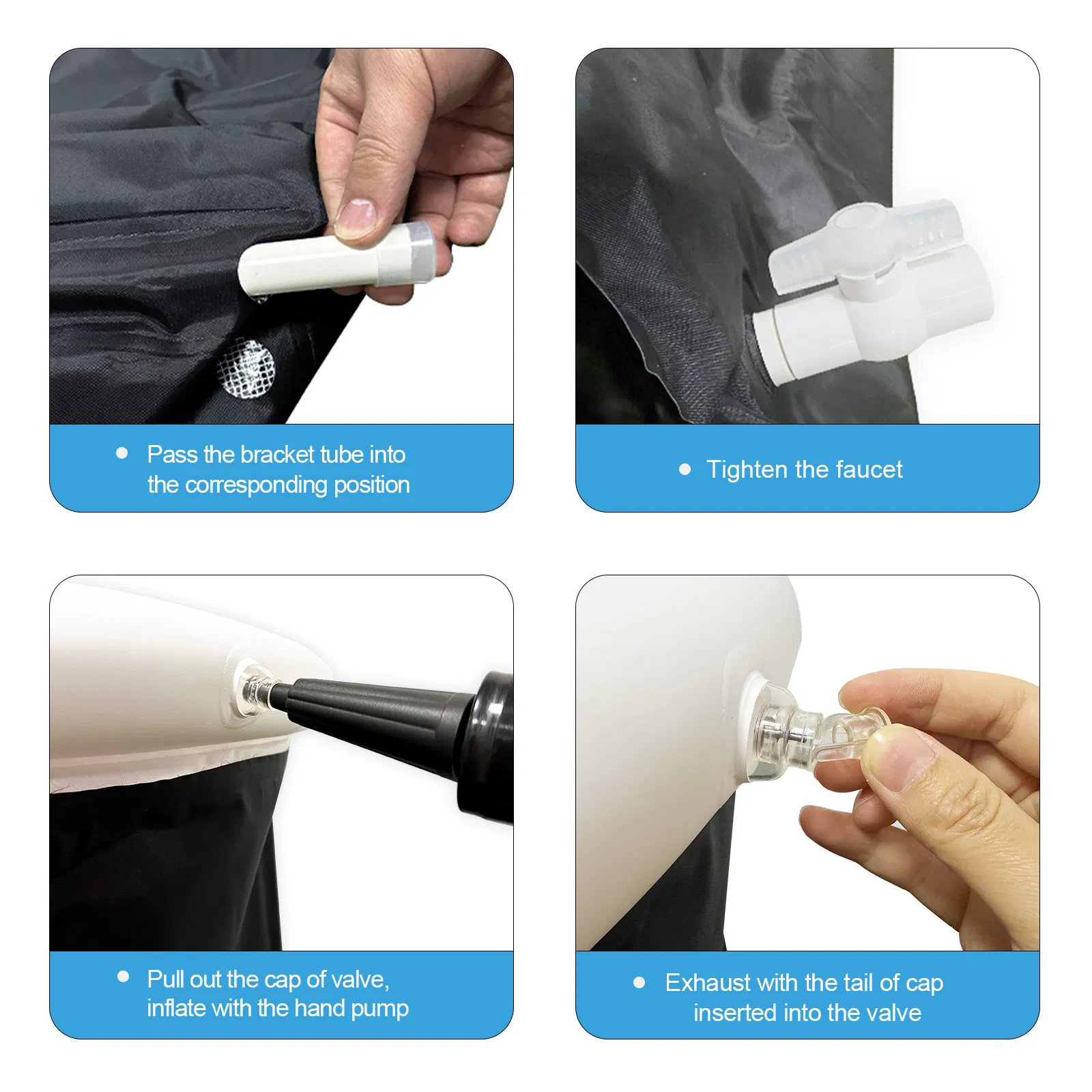 Надувная переносная ванна SPA для взрослых