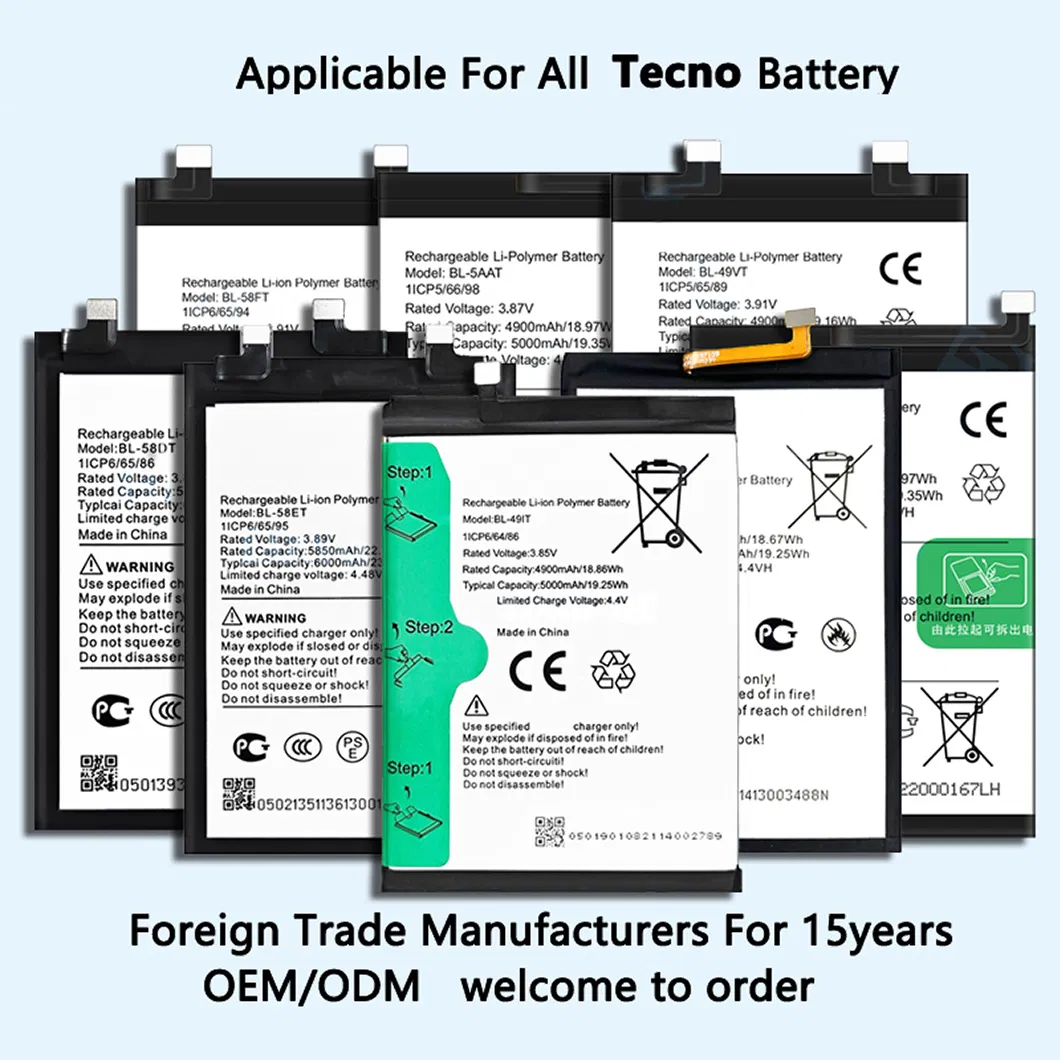 Аккумуляторы для iPhone, Samsung, Huawei и других телефонов