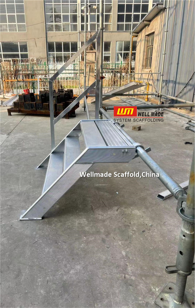 Aluminium Stair Base Comf 0.5X0.94m Staircase Ringlock Scaffold