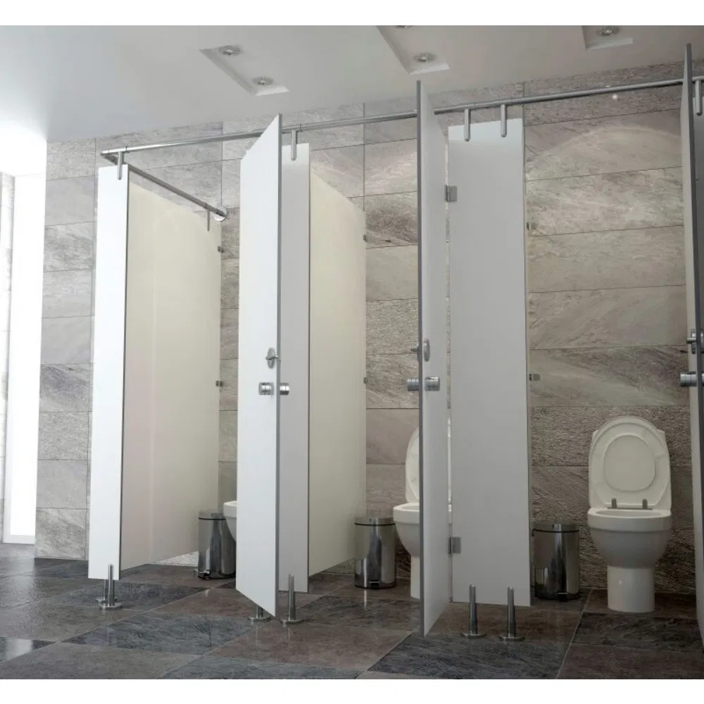 Custom Sizes Full Height Phenolic Board HPL Panel Toilet Cubicle Partition for Leisure Facilities