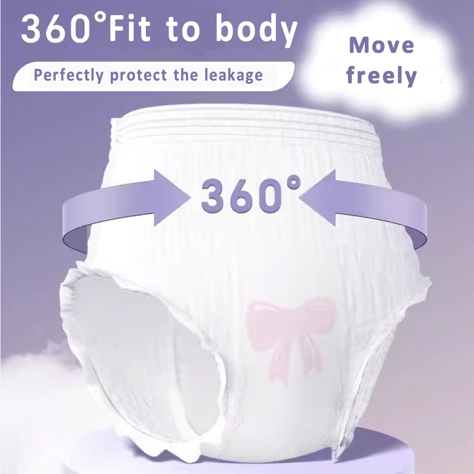 Manufacturers Maternity Soft Non-Woven Disposable Super Absorbent Lady Sanitary Panty Menstrual Pants