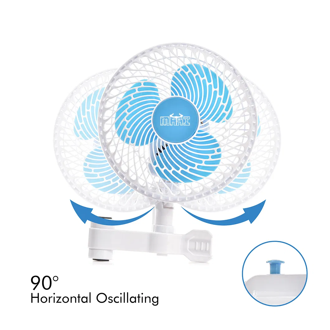 9 Inch 20W Oscillation Clip Fan