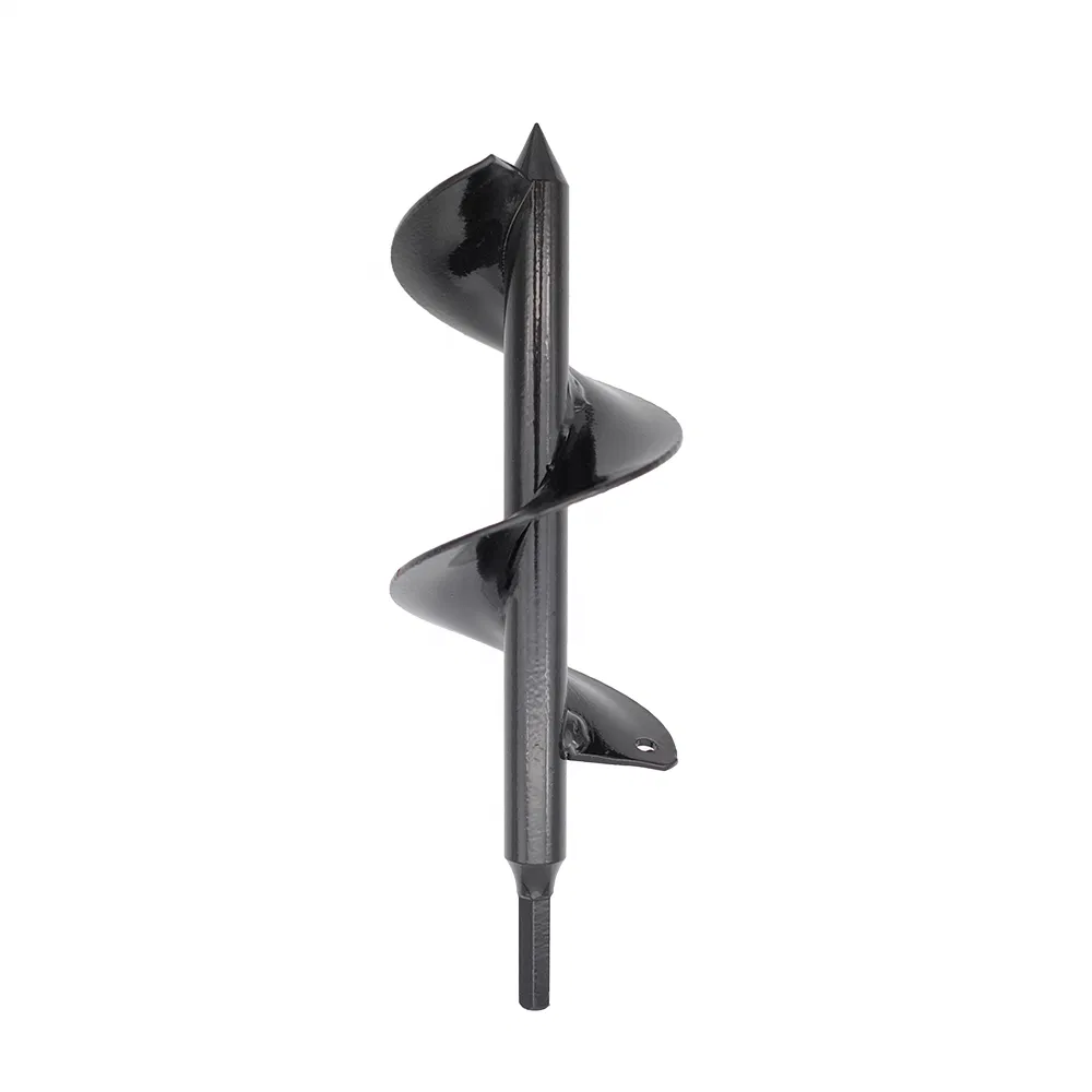 Portable Mini Garden Auger with Sturdy Black Screw and Handle Drill