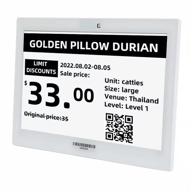 Manufactory Competitive Price Eink Shelf Label Digital Price Tag 232g E-Paper Screen