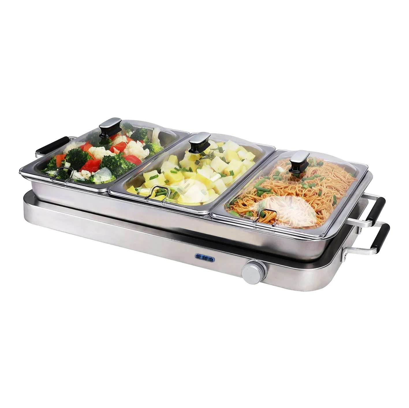 Deluxe Stainless Steel Buffet Warmer for Parties and Gatherings