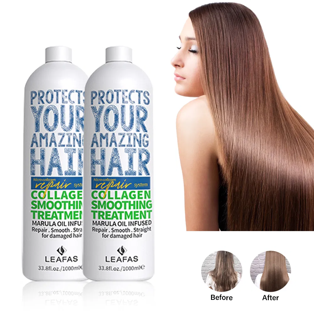 Private Label Collagen Smoothing Treatment Hair Straightening Cream
