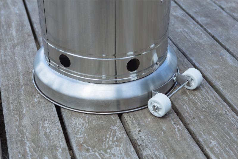 Stainless Steel Mushroom Type Gas Patio Heaters Outdoor Garden Natural Gas Heater for Courtyard