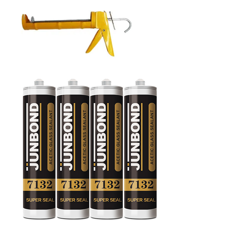 Junbond OEM 300ml Clear Acetic Silicone Sealant for Sealing of Large Floor to Ceiling Glass