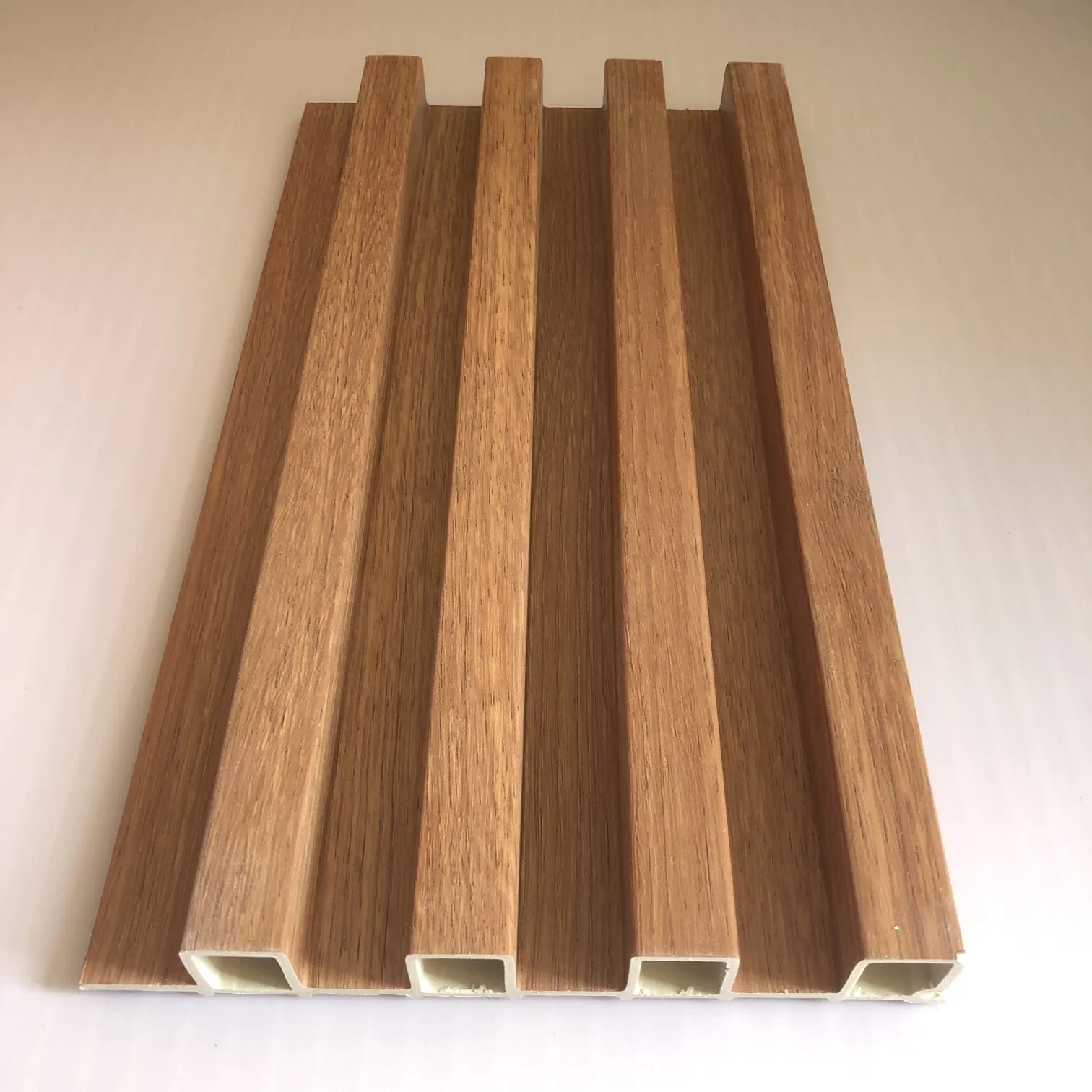 Waterproof WPC Louvers Panel Wood Plastic Groove Wall Cladding Indoor WPC Board