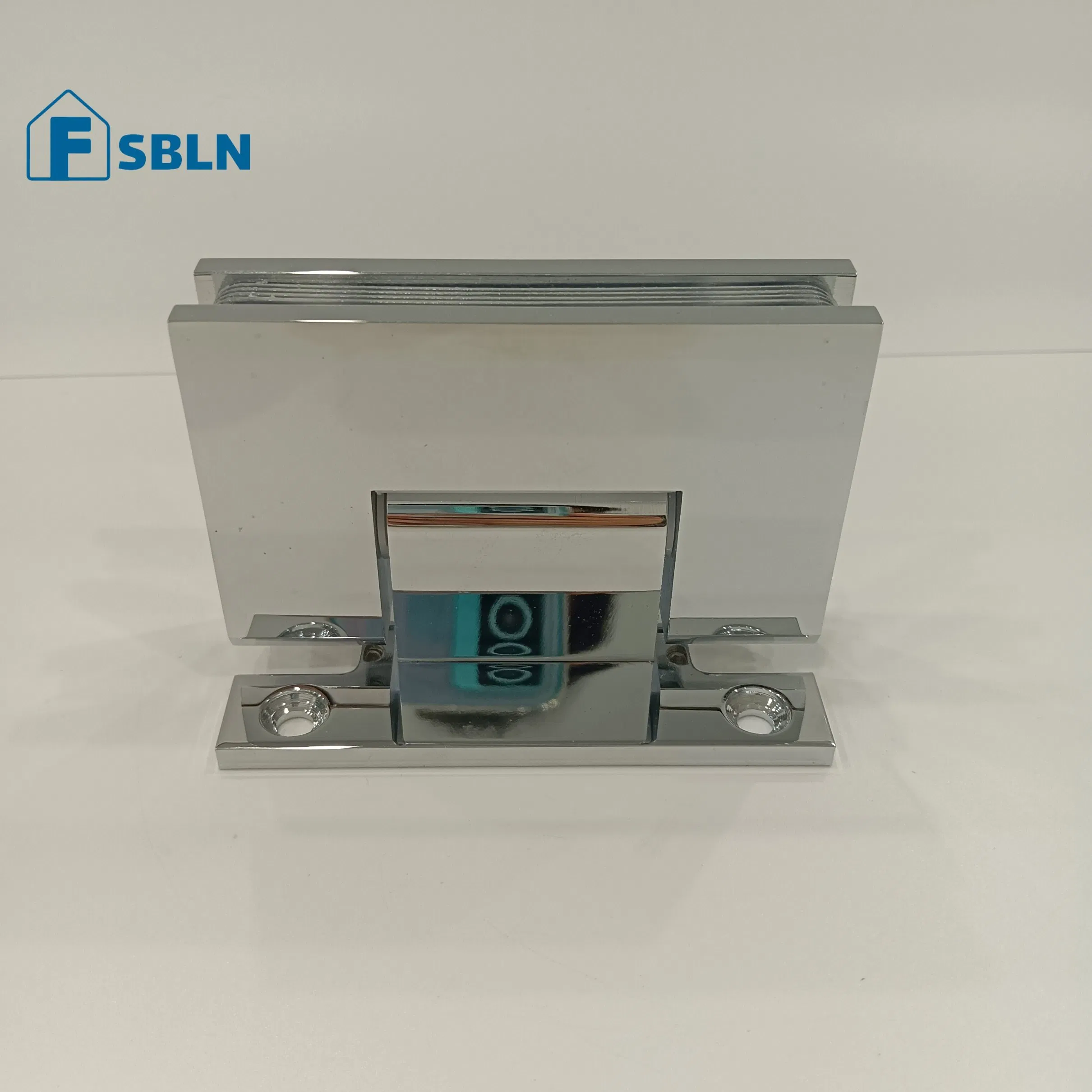 Sturdy Square Corner Shower Hinge with Full Back Panel