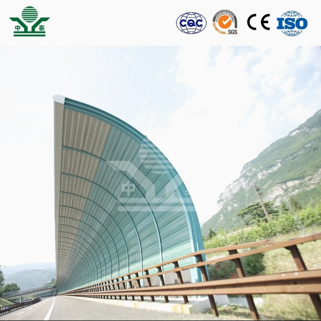 Zhongtai Bridge Sound Barrier China Factory Viaduct Sound Barrier 120mm Soundproof Fence