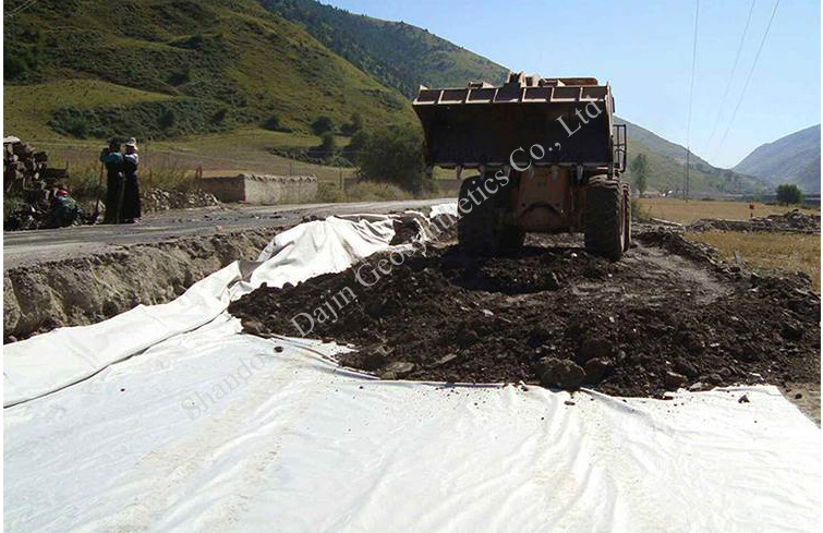 Needle Punched Nonwoven Geotextile with Excellent Filtration and Separation Performance for Civil Engineering