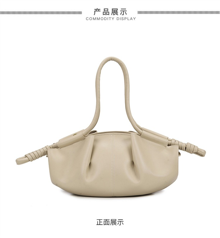2025 New High-End Women Cloud PU Leather Commuter Single Shoulder Bag