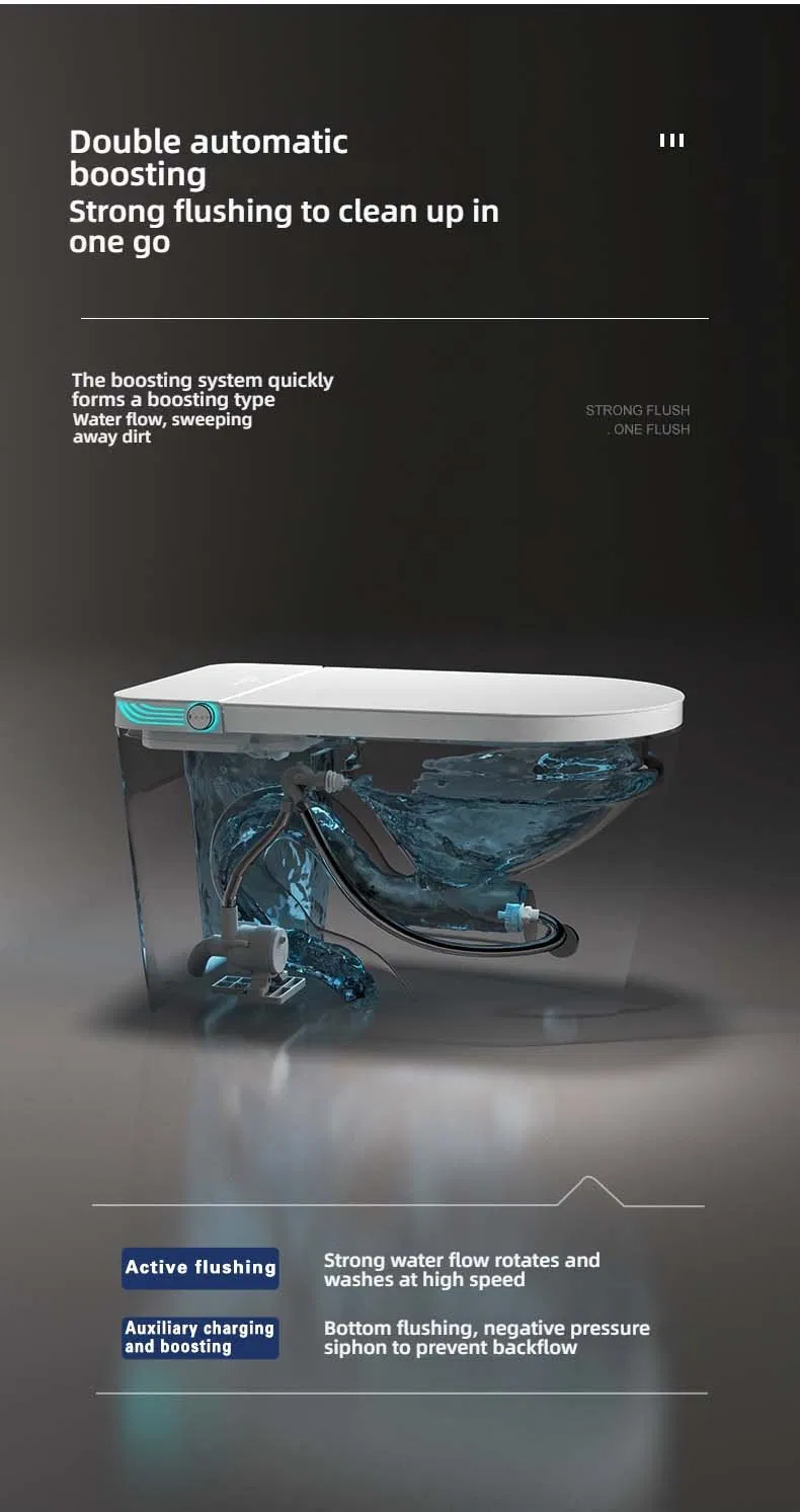 Luxury Smart Intelligent Automatic Wc One Piece Toilet
