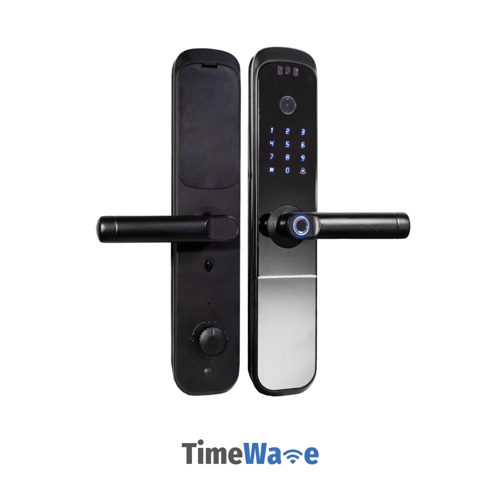 Smart Digital Door Lock by Password/IC Card/Bluetooth/Lorawan/Lora with Handle