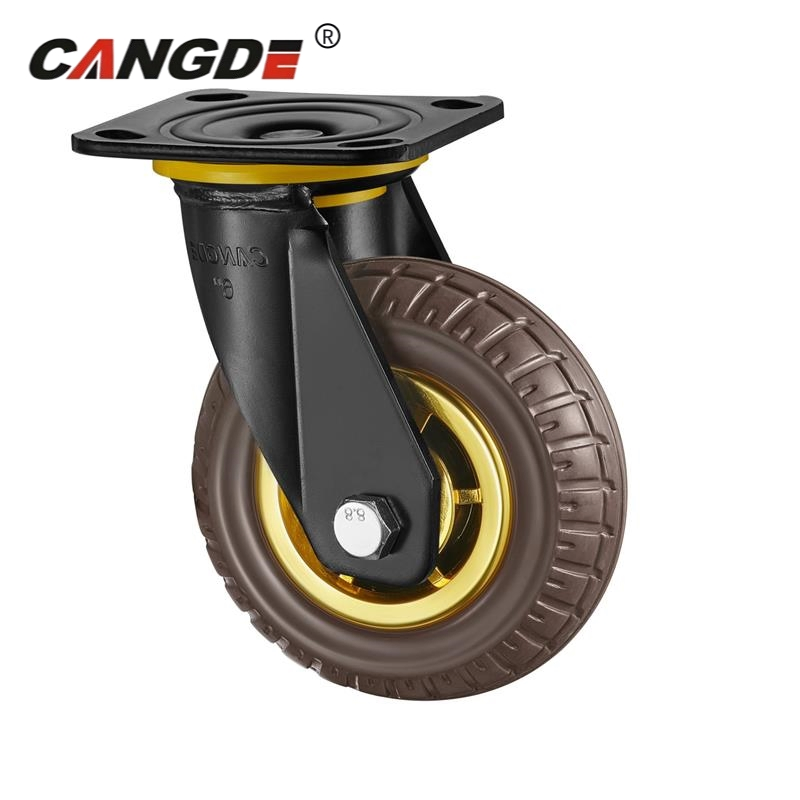 Heavy Duty Industrial Stainless Steel Caster Wheel TPR Steel Wheels Anti-Rust Trolley Castors
